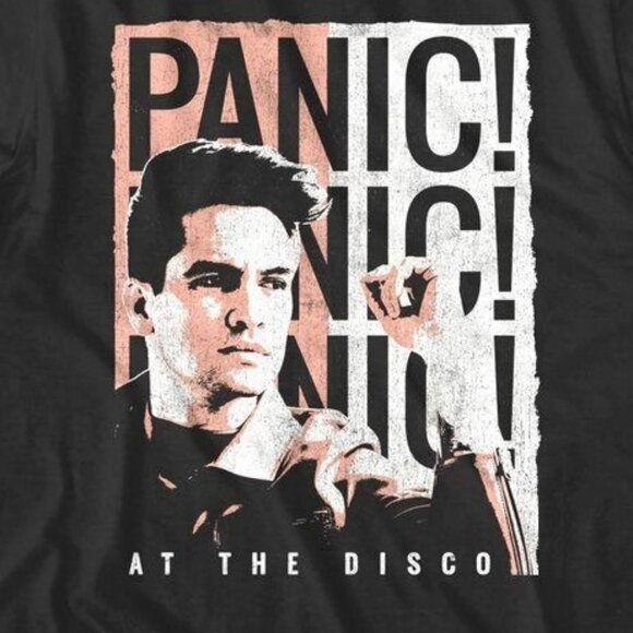 Panic At The Disco Brendon Urie Pop Rock Band Death Of A Bachelor Tour T-Shirt - Picture 2 of 5